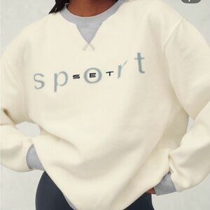 SET Active Staple Vintage Crewneck Sweatshirt Size SMALL